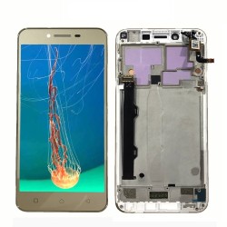 Touch+Display com Frame Lenovo Vibe K5 Plus 5,0" Dourado Touch+Display com Frame Lenovo Vibe K5 Plus 5,0" Dourado