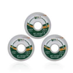 BEST HIGH QUALITY BST-1515A DESOLDERING WICK WIRE 1.5MM/1.5M BEST HIGH QUALITY BST-1515A DESOLDERING WICK WIRE 1.5MM/1.5M