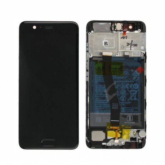 TOUCH+DISPLAY+FRAME WITH BATTERY HUAWEI P10 2017 BLACK (SERVICE PACK 02351DGP) TOUCH+DISPLAY+FRAME WITH BATTERY HUAWEI P10 2017 BLACK (SERVICE PACK 02351DGP)