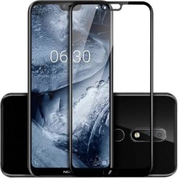 SCREEN GLASS PRTECTOR 10D NOKIA 6.1 PLUS BLACK SCREEN GLASS PRTECTOR 10D NOKIA 6.1 PLUS BLACK
