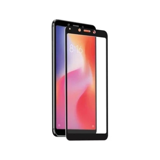 SCREEN GLASS PRTECTOR 10D XIAOMI REDMI 6 BLACK