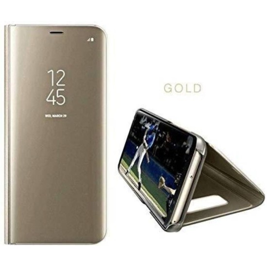 FLIP CLEAR VIEW CASE IPHONE 7G GOLD FLIP CLEAR VIEW CASE IPHONE 7G GOLD