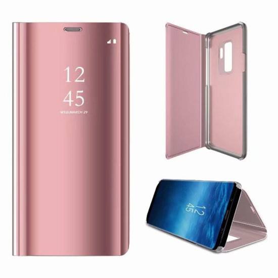 FLIP COVER "CLEAR VIEW" SAMSUNG GALAXY A40  ROSA DOARADO