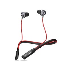 HEADPHONES PORTS HEADSET SEM FIO BLUETOOTH BLACK AND RED