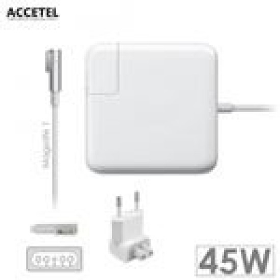 CHARGER ACCETEL PCA-117MACBOOK 45W 14.5V 3.1A CONNECTORL ORIGINAL