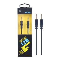 AUDIO CABO ONE PLUS 1.2M AU100 3.5MM PRETO AUDIO CABO ONE PLUS 1.2M AU100 3.5MM PRETO