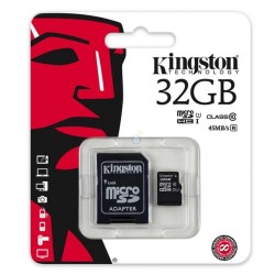 KINGSTON MICRO SD MEMORY CARD 32GB WITH ADAPTER KINGSTON MICRO SD MEMORY CARD 32GB WITH ADAPTER