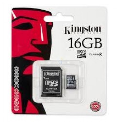 CARTÃO DE MEMÓRIA KINGSTON 16GB CLASSE 10 COM ADAPTADOR - SDC4/16GB CARTÃO DE MEMÓRIA KINGSTON 16GB CLASSE 10 COM ADAPTADOR - SDC4/16GB