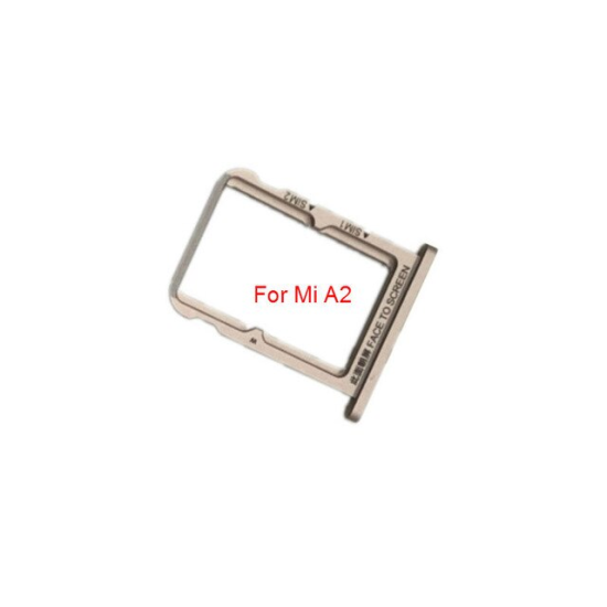 SIM HOLDER XIAOMI MI A2,MIA2 GOLD SIM HOLDER XIAOMI MI A2,MIA2 GOLD
