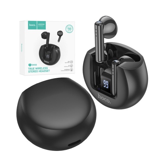 Hoco True Wireless Earbuds EW32 Bluetooth Black