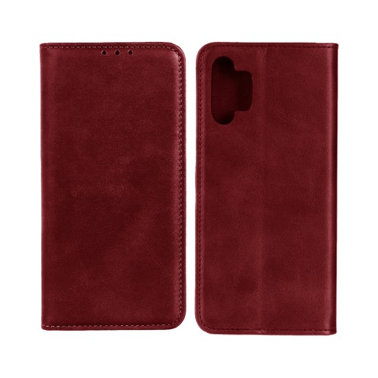 Leather Flip Cover with Internal Pocket For Samsung Galaxy A13 5g Brown Leather Flip Cover with Internal Pocket For Samsung Galaxy A13 5g Brown