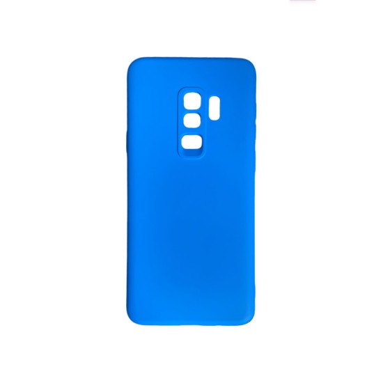 Silicone Case with Camera Shield for Samsung Galaxy S9 Plus Blue Silicone Case with Camera Shield for Samsung Galaxy S9 Plus Blue