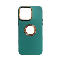 Capa de Silicone para Apple iPhone 14 Pro Max Verde Capa de Silicone para Apple iPhone 14 Pro Max Verde