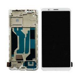 Touch+Display+Frame Oppo R11S White Touch+Display+Frame Oppo R11S White
