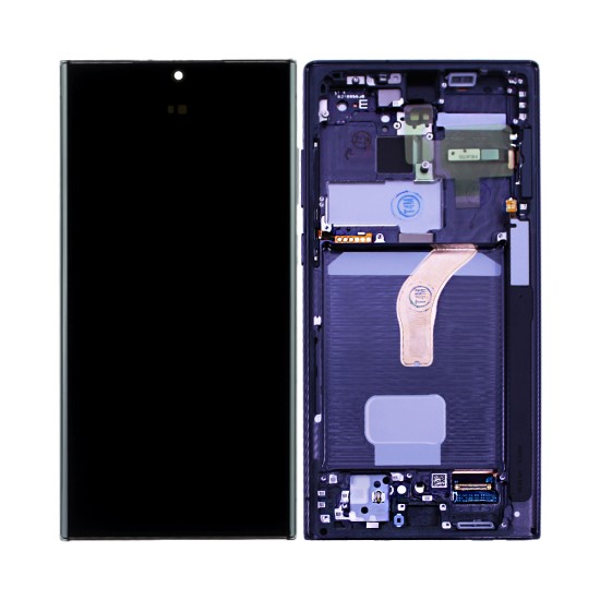 Touch+Display+Frame Samsung Galaxy S22 Ultra 5G/S908 Service Pack Black Touch+Display+Frame Samsung Galaxy S22 Ultra 5G/S908 Service Pack Black