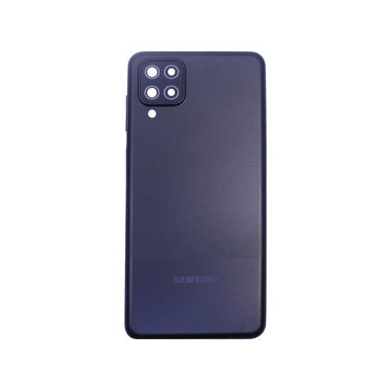 Back Cover with Camera Lens Samsung Galaxy A12/A127 Black Back Cover with Camera Lens Samsung Galaxy A12/A127 Black