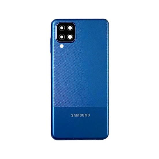 Back Cover with Camera Lens Samsung Galaxy A12/A127 Blue Back Cover with Camera Lens Samsung Galaxy A12/A127 Blue