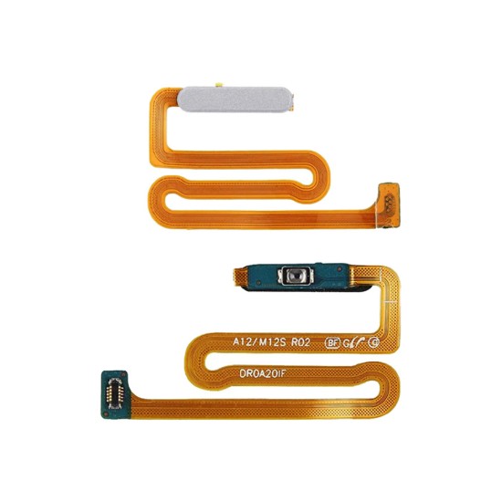 Power+Fingerprint Flex Samsung Galaxy A12/A125 White Power+Fingerprint Flex Samsung Galaxy A12/A125 White