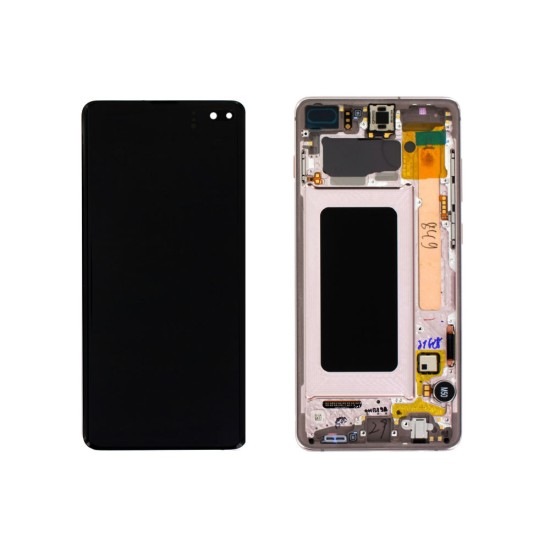 Touch+Display+Frame Samsung Galaxy S10 Plus 2019/G975 Service Pack Ceramic White Touch+Display+Frame Samsung Galaxy S10 Plus 2019/G975 Service Pack Ceramic White