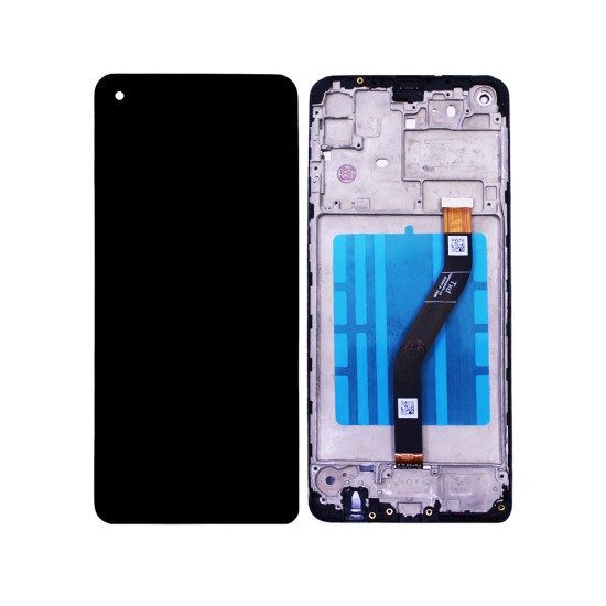 Touch+Display with Frame Samsung Galaxy A21/A215 6.5" Black Touch+Display with Frame Samsung Galaxy A21/A215 6.5" Black