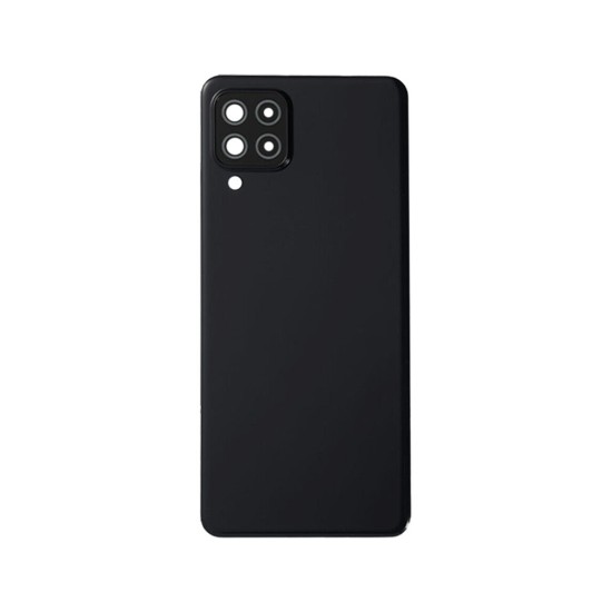 Back Cover+Camera Lens Samsung Galaxy A22 4G/A225 (Without Logo) Black Back Cover+Camera Lens Samsung Galaxy A22 4G/A225 (Without Logo) Black