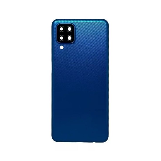 Back Cover with Camera Lens Samsung Galaxy A12/A125 (Without Logo) Black Back Cover with Camera Lens Samsung Galaxy A12/A125 (Without Logo) Black