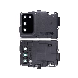 Lente de Cámara com Frame Samsung Galaxy A03S/A037G Preto Lente de Cámara com Frame Samsung Galaxy A03S/A037G Preto