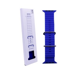 Smartwatch Ocean Silicon Alpine Loop Band 42/44/45/49mm Blue Smartwatch Ocean Silicon Alpine Loop Band 42/44/45/49mm Blue