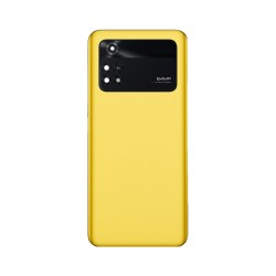 Tampa Traseira com lente da câmera Xiaomi Poco M4 Pro 4g Amarelo Poco