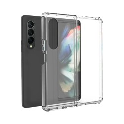 Funda de Silicona Dura para Samsung Galaxy Z Fold 4 5G Transparente