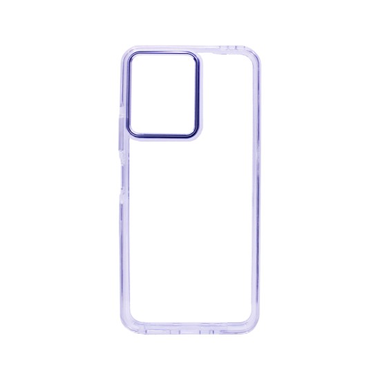 Transparent Hard Silicone Case for Xiaomi Redmi 13C/Poco C65 White Transparent Hard Silicone Case for Xiaomi Redmi 13C/Poco C65 White