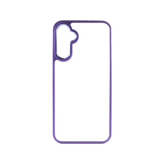 Funda de Silicona Transparente para Samsung Galaxy A14 4g/5g Púrpura