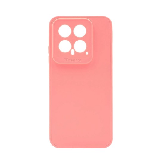 Soft Silicone Case with Camera Shield for Xiaomi 14 Pink Soft Silicone Case with Camera Shield for Xiaomi 14 Pink