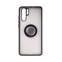 Case with Support Ring for Huawei P30 Pro Smoked Black Case with Support Ring for Huawei P30 Pro Smoked Black