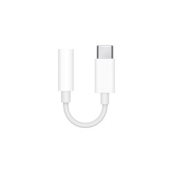 Apple Audio Adapter MU7E2ZM/A USB-C to 3.5mm White Apple Audio Adapter MU7E2ZM/A USB-C to 3.5mm White
