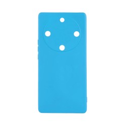 Capa de Silicone com Moldura de Câmera para Huawei Honor X9A/Honor Magic5 Lite Azul