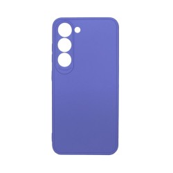 Capa de Silicone Macio com Moldura de Câmera para Samsung Galaxy S24 Plus Roxo Capa de Silicone Macio com Moldura de Câmera para Samsung Galaxy S24 Plus Roxo