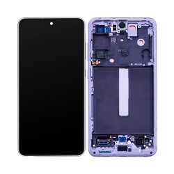 Touch+Display+Frame Samsung Galaxy S21 FE/G990B Service Pack Blanco 