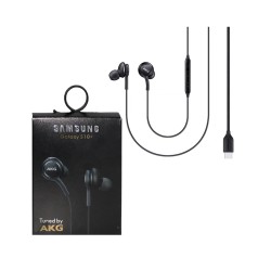 HEADPHONE SAMSUNG GALAXY S10+ TUNED BY AKG TYPE-C JACK BLACK HEADPHONE SAMSUNG GALAXY S10+ TUNED BY AKG TYPE-C JACK BLACK