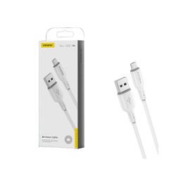 Foneng Micro Data Cable X90 3A 1m White Foneng Micro Data Cable X90 3A 1m White