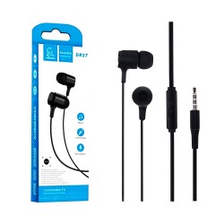 Denmen Earphones DR27 with Microphone 3.5mm 1.2m Black