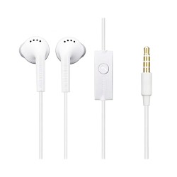 Samsung Wired Earphones EHS61ASFWE With Microphone 3.5mm 1.2m White Samsung Wired Earphones EHS61ASFWE With Microphone 3.5mm 1.2m White