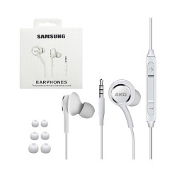 AKG Wired Earphones for Samsung Phones with Microphone 3.5mm 1.2m White AKG Wired Earphones for Samsung Phones with Microphone 3.5mm 1.2m White