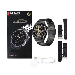 Smartwatch Kalobee H4 Max with 3 Straps 1.45" (Call Version) NFC Black Smartwatch Kalobee H4 Max with 3 Straps 1.45" (Call Version) NFC Black