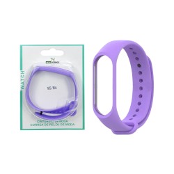 Silicone Bracelet for Smartwatch Xiaomi Mi Band M3/M4/M5/M6/M7 Purple Silicone Bracelet for Smartwatch Xiaomi Mi Band M3/M4/M5/M6/M7 Purple