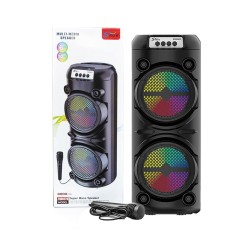 Sing-e Portable Wireless Speaker ZQS6223 with Mic Black Sing-e Portable Wireless Speaker ZQS6223 with Mic Black