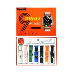 Smartwatch KW11 Ultra 2 with 7 Straps and Protective Case 49mm (Call Version) Gold Smartwatch KW11 Ultra 2 with 7 Straps and Protective Case 49mm (Call Version) Gold