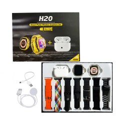 Smartwatch H20 With Airpods Pro 2.2" 49mm (Call Version) Black Smartwatch H20 With Airpods Pro 2.2" 49mm (Call Version) Black