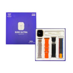 Smartwatch S200 Ultra with 4 Straps 49mm (Call Version) NFC Orange Smartwatch S200 Ultra with 4 Straps 49mm (Call Version) NFC Orange