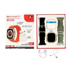 Fendior Smartwatch S40 Pro Max With Airpods 2.2" (Call Version) Black Fendior Smartwatch S40 Pro Max With Airpods 2.2" (Call Version) Black